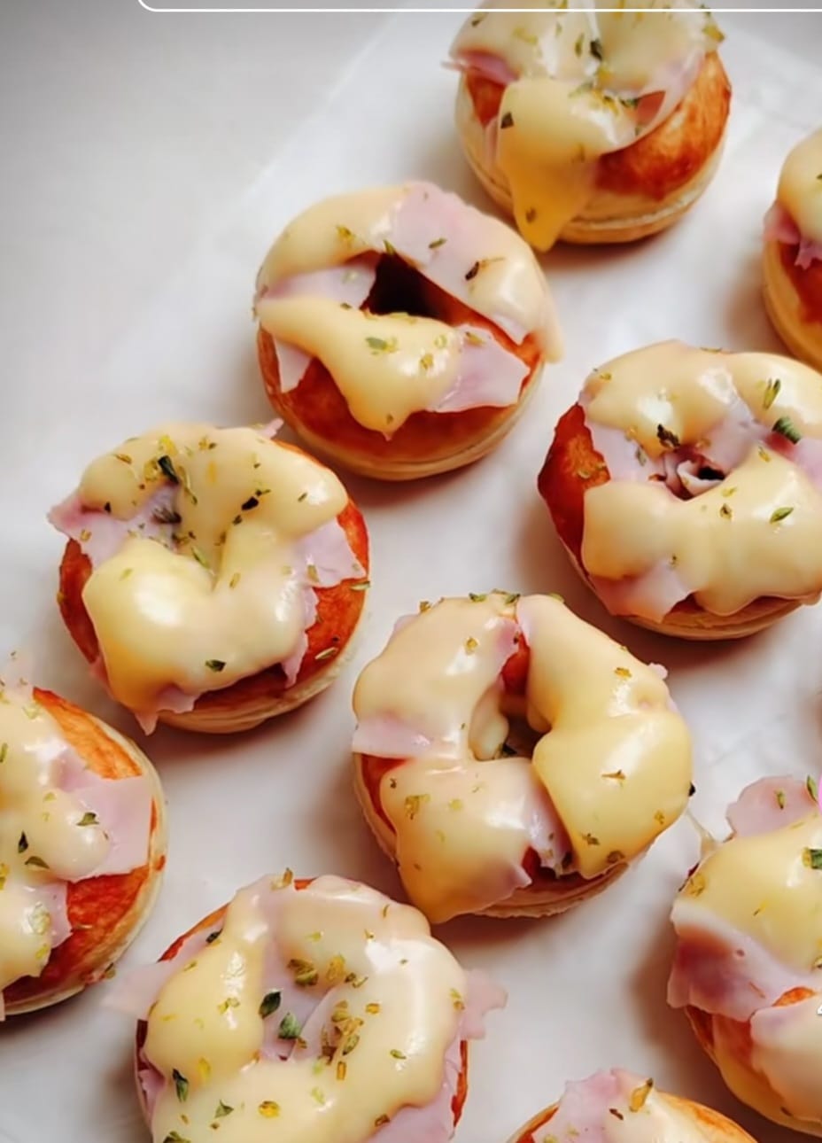 Mini Dona Salada Sabor A Pizza